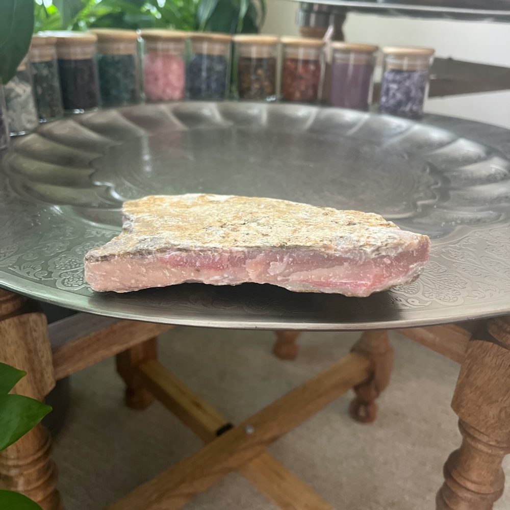 RAW Rough Cut Pink Opal